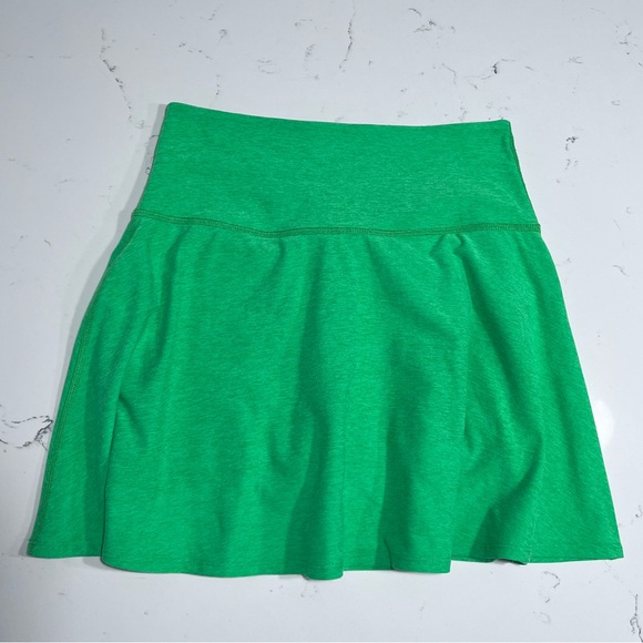 Beyond Yoga Spacedye Tie-Breaker Circle Skirt Green Honeydew Pop Heather - Picture 1 of 13